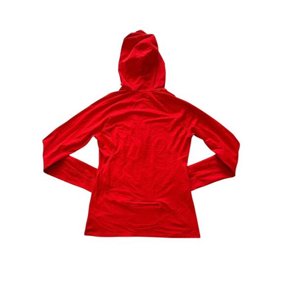 Adidas Climalite Long Sleeve Athletic Women's Hooded 1/4 Zip Jacket Size L - Picture 7 of 7